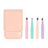 Brushworks Travel Tweezer Set Pastels